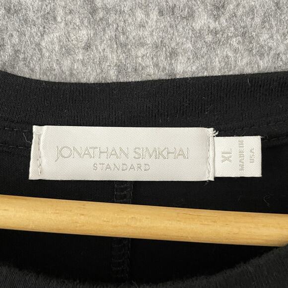 Jonathan Simkhai Standard Sara T Shirt Maxi Dress Size XL Jersey Minimalist - Picture 6 of 9